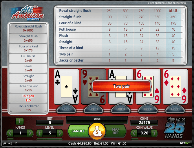 игры покер автомат американский