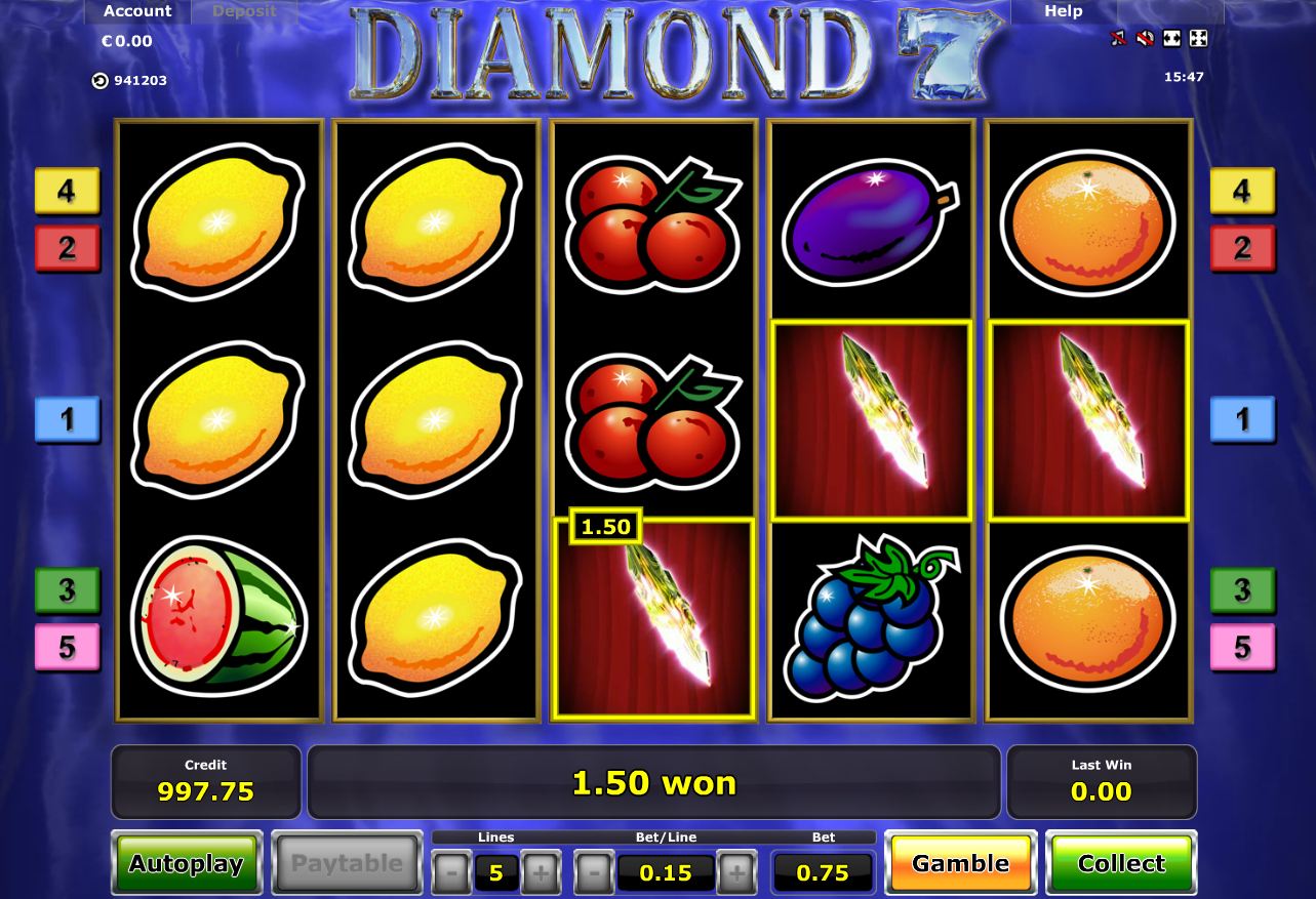 игровой автомат diamond 7