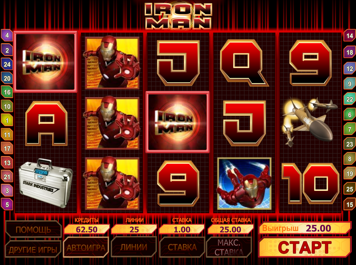 iron man игровой автомат